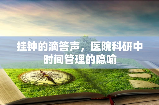 挂钟的滴答声，医院科研中时间管理的隐喻