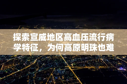 探索宣威地区高血压流行病学特征，为何高原明珠也难逃隐形杀手的困扰？